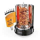 GOURMETmaxx Dönergrill | vertikaler Elektrogrill für Döner, Gyros, Schaschlik | Grill elektrisch...